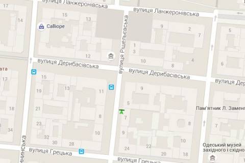 Citylight B in Odessa Risel'evs'ka st., 5 scheme