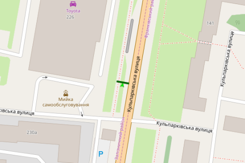 Billboard B in Vasylivka, 3x6  Kul'parkivs'ka st., 226 scheme