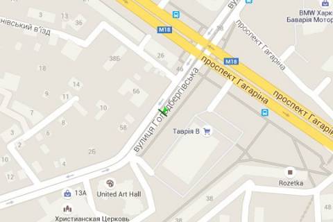 Prismatron, Prism B in Vasylivka, 3x6  Molocna st. (Kirova (Cervonozavods'kij r-n) st.), 56 (prizma) - 454639 scheme