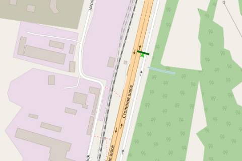 Billboard A in Kyiv, 3x6  Stolicne sose, "ZK SVITLO PARK" 1,7 km do Pivdenogo mostu (u napramku Pivdenogo mostu) scheme