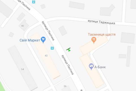 Billboard A in Vasylivka Pasicna st., 43 scheme