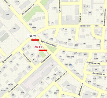 Backlight B in Rivne, 1.2x1.8  Soborna st., 213 scheme