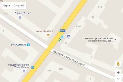 Non-Standard A in Kharkiv, 1.2x1.8  Сумська вул., 110 (зупинка) scheme