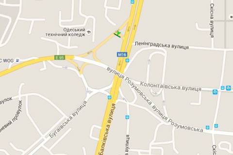 Billboard B in Odessa, 3x6  Balkivs'ka st., (Avtovokzal) scheme