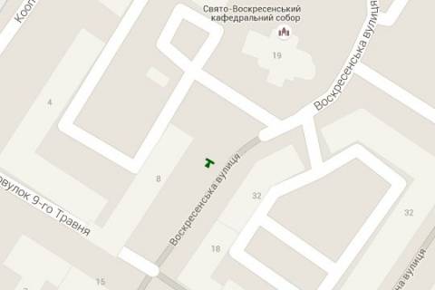 Backlight A in Sumi, 1.2x1.8  Voskresens'ka st., 15 (No1) (Pisohidna zona) scheme