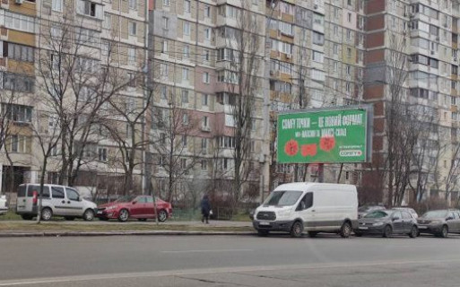 Billboard B in Kyiv, 3x6  Салтівське шосе-розв'язка з кільцевою-5-в'їзд у місто з боку Ст. Салтова Photo 1