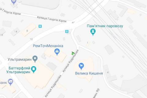 Backlight A in Kyiv, 2.3x3.14  Kudrasova st., 1 navproti scheme