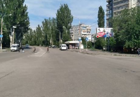 Billboard A in Zaporizhzhya, 3x6  Cumacenka st. - Olimpijs'ka st. Photo 1