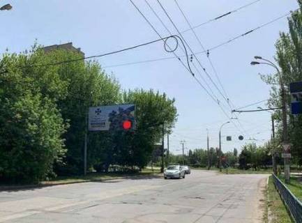 Billboard B in Kherson, 3x6  Polkovnika Kedrovs'kogo st. (Bud'onnogo st.) - Admirala Senavina prosp. Photo 1