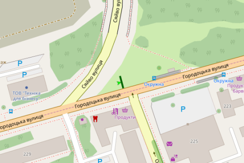 Prismatron, Prism B in Vasylivka, 3x6  Gorodoc'ka st. - Sajvo st. (prizma) - 454454 scheme