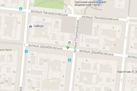 Citylight B in Odessa Deribasivska st. - Risel'evs'ka st., 4 scheme