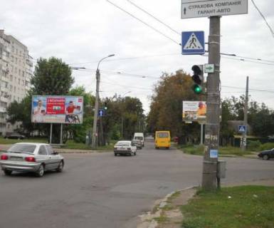 Billboard A in Cherkasy, 3x6  Cigirins'ka st. - Sinna st. Photo 1