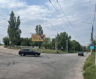 Billboard A in Zaporizhzhya, 3x6  Dniprovs'ke sose (Dnipropetrovs'ke sose) - Pisana st. Photo 1