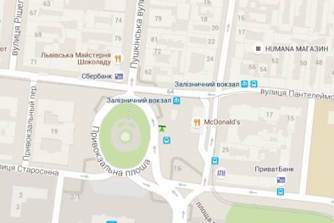 Backlight A in Odessa, 1.2x1.8  Privokzal'na pl. scheme