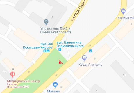 Cityscroll A in Vinnytsia, 1.2x1.7  Пирогова вул., 13 scheme