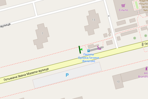 Prismatron, Prism A in Lviv Get'mana Mazepi st., 13 (prizma) - 251656 scheme