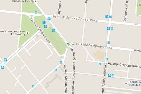 Scrolller, Scroll A in Odessa Mala Arnauts'ka st. - Staroportofrankivs'ka st. - Bogdana Hmel'nic'kogo st. - 272052 scheme