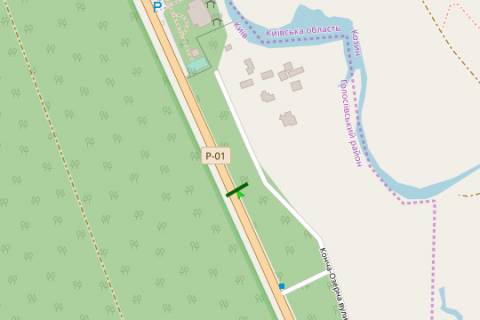 Billboard A in Kiev roads, 3x6  Stolicne sose, v napramku Kieva 1,4 km vid povorotu z st.Starokiivs'ka (Damba) (u napramku Kieva) scheme