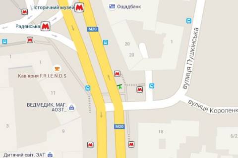 Scrolller, Scroll A in Kharkiv Konstitucii pl., 20 - 390654 scheme
