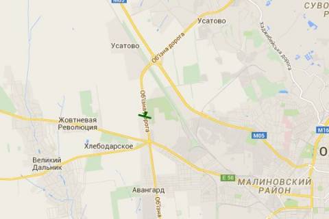 Billboard A in Odessa, 5x12  Ob'izdna doroga, km. 22+300 (u napramku  rinku "7-j km.") scheme