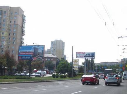 Billboard A in Kyiv, 3x6  Aroslava Ivaskevica st., 3; rozpodvl'nik (u napramku  Vinogradara) Photo 1