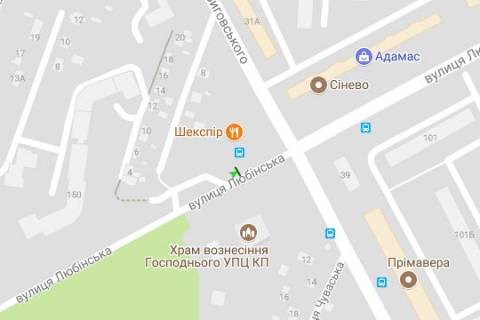 Non-Standard B in Lviv, 1.2x1.8  Любінська вул., 144 scheme