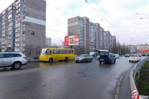 Billboard B in Vasylivka, 3x6  Obolons'kij prosp. - Geroiv Dnipra st., ;st. metro "Geroiv Dnipra"  (v naav. Bogatirs'koi st.) Photo 1