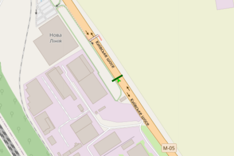 Non-Standard A in Odessa, 3x24  Kiiv - Odesa (viizd z Odessy u napramku  Kieva) scheme