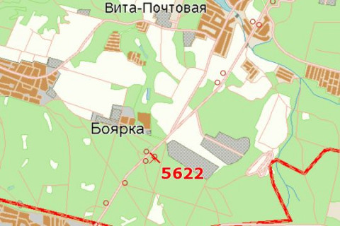 Billboard A in Kiev roads, 3x6  Kiiv - Odesa, 13 km+100m do Kieva (u napramku g.Kieva, 500m do povorota na s.Ivankovici) scheme