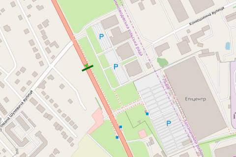 Non-Standard A in Lviv route, 3x24  Kil'ceva doroga (700 m. do st. Gorodoc'ka, na Kiiv) scheme