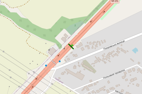 Billboard B in Zaporizhzhya, 3x6  Київ - Одеса, 04км+700м до Києва (зліва в  напр. м.Одеси) scheme