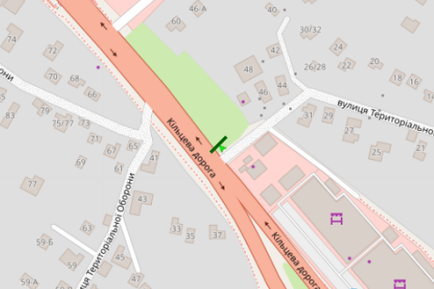 Prismatron, Prism A in Zaporizhzhya, 3x6  Велика Окружна вул. - Ватутіна вул., район смт Жуляни (у напрямку  Перемоги просп.) - 663821 scheme