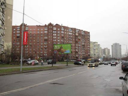 Billboard B in Vasylivka, 3x6  Dragomanova st. - Anni Ahmatovoi st. Photo 1