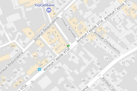 Scrolller, Scroll A in Lviv, 2.3x3.14  Героїв УПА вул. - Липнева пл. - 93578 scheme