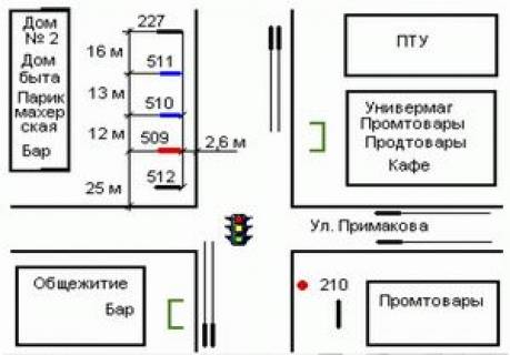 Citylight A in Khmelnitsky, 1.2x1.8  Kam`anec'ka st., 2 scheme