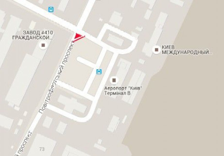 Prismatron, Prism A in Kyiv, 3x6  Аеропорт "Київ" (Жуляни), Повітряних Сил України просп.  (права) - 656509 scheme