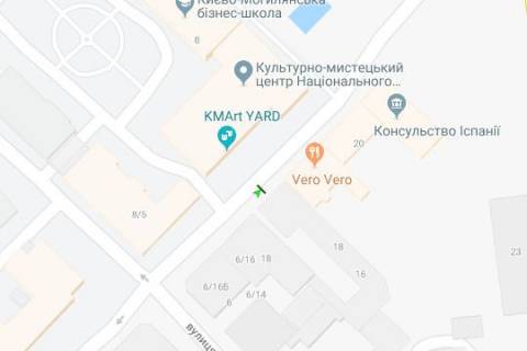 Citylight A in Kyiv, 1.2x1.8  Illins'ka st., 16  scheme