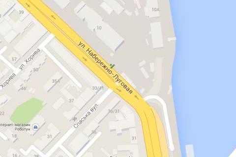 Citylight B in Kyiv, 1.2x1.8  Naberezno-Hresatic'ka st., 10 (No1) :navproti st. Horiva (u napramku Postovoi pl.) scheme