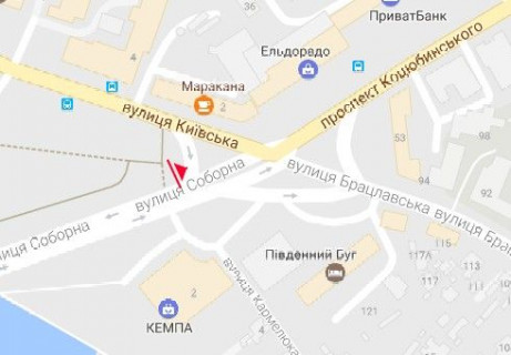 Scrolller, Scroll A in Vinnytsia, 2.3x3.14  Соборна вул. - Київська вул. - 654661 scheme