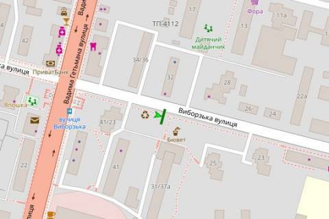 Scrolller, Scroll A in Kyiv, 2.3x3.14  Viborz'ka st., 31/37 - 91787 scheme