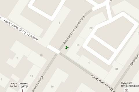 Backlight A in Sumi, 1.2x1.8  Voskresens'ka st., 18 (Pisohidna zona) scheme