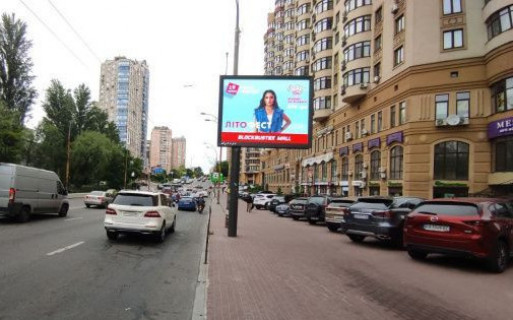 Video Billboard A in Kyiv, 2.3x3.14  Чорновола В`ячеслава вул., 25 - Річкова вул. - 624014 Photo 1