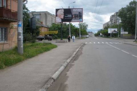 Billboard B in Vasylivka, 3x6  Stepana Banderi st., 73 - Kiivs'ka st. Photo 1
