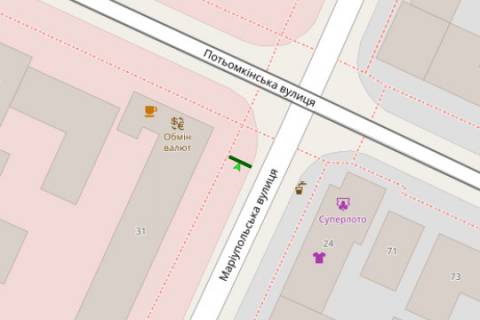 Citylight B in Mykolaiv, 1.2x1.8  Mariupol's'ka st., 31 - Pot'omkins'ka st. scheme