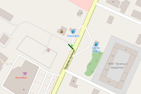 Billboard A in Khmelnitsky, 3x6  Trudova st., 6-a scheme