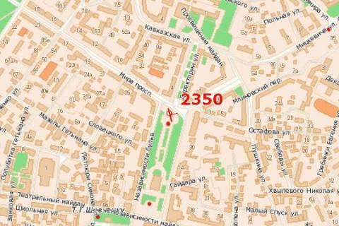 Billboard B in Rivne, 3x6  Miru prosp., 9 scheme