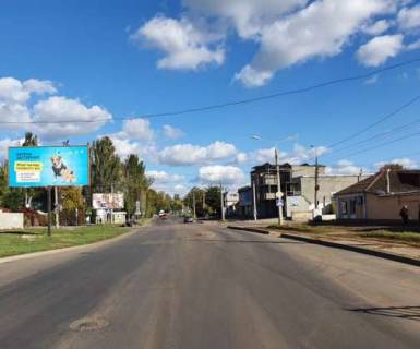 Billboard B in Mykolaiv, 3x6  Kuznec'ka st. (Skorohodova st.) - Gromadans'ka st. Photo 1