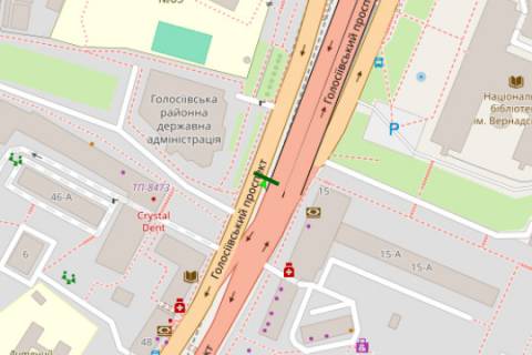 Video Billboard B in Kyiv, 8x4  Деміївська пл. (Московська пл.) - Голосіївський просп., 42 (розширення 384х768) (у напрямку бульвару Дружби Народів) - 616231 scheme