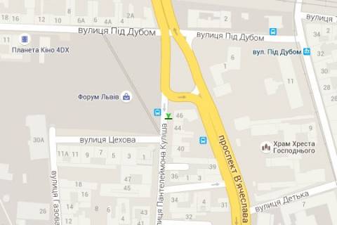 Scrolller, Scroll A in Lviv, 2.3x3.14  Pantelejmona Kulisa st., 46 - 472424 scheme