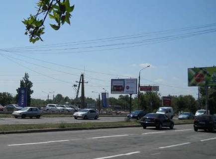 Billboard B in Zaporizhzhya, 3x6  Priberezna avtomagist. - Fortecna st. (Graznova st.) Photo 1